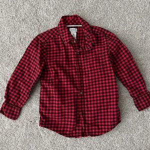 Buffalo Print Toddler Button Up